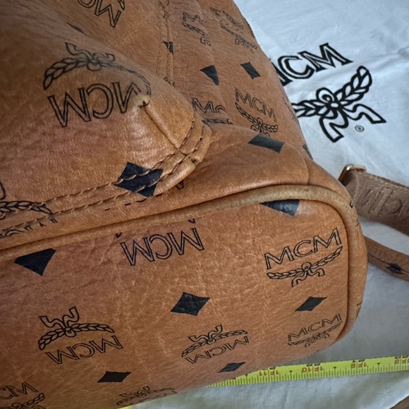 MCM Cognac Backpack With Dustbag - Picture 11 of 16